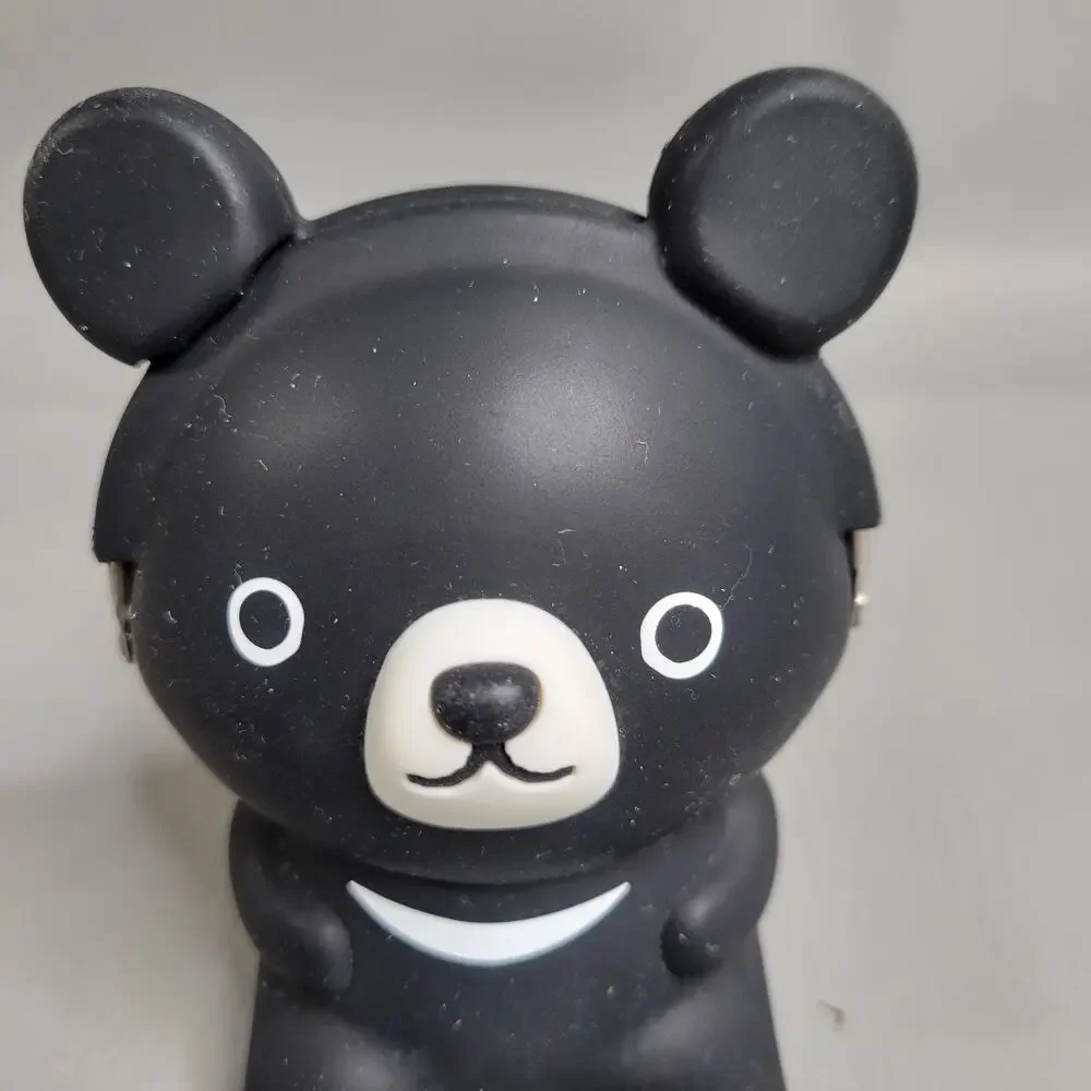 P+G Design 3D Pochi Friends Bear Black Bear Kisslock Coin Purse